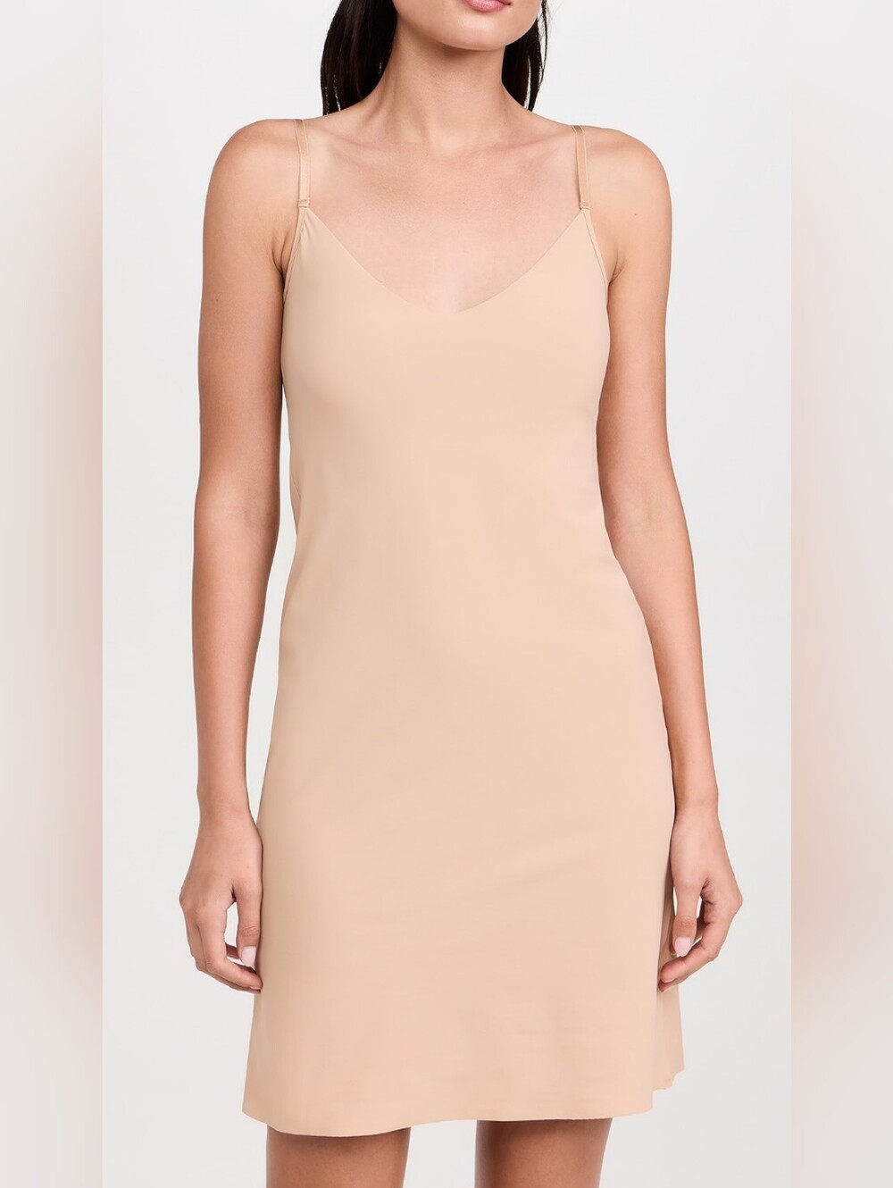 COMMANDO Nude Beige Stretch Slip M/L